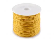 Textillux.sk - produkt Šnúra bavlnená Ø0,8 mm voskovaná - 30 (036) žltá tmavá