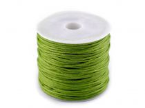 Textillux.sk - produkt Šnúra bavlnená Ø0,8 mm voskovaná - 33 zelená stepná