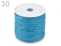 Textillux.sk - produkt Šnúra bavlnená Ø1 mm voskovaná - 30 modrá