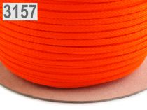 Textillux.sk - produkt Šnúra PES Ø4mm - 3157 oranžová refexná neon