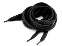 Textillux.sk - produkt Šnúrky do topánok, tenisiek, mikín dĺžka 130 cm - 10 (9001) čierna