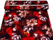 Textillux.sk - produkt Soft úplet Dark Flower 150 cm