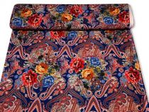 Textillux.sk - produkt Soft úplet kvetinový ornament 150 cm
