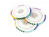 Textillux.sk - produkt Špendlíky s perleťovou farebnou hlavičkou 30 mm