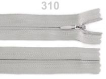 Textillux.sk - produkt Špirálový zips krytý 3 mm nedeliteľný 30 cm - 310 šedobežová