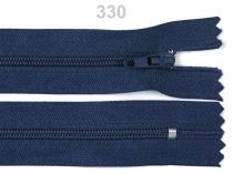 Textillux.sk - produkt Špirálový zips šírka 3 mm dĺžka  14 cm autolock - 330 modrá tmavá