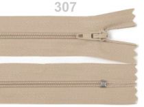 Textillux.sk - produkt Špirálový zips šírka 3 mm dĺžka 12 cm - 307 Biscotti