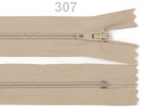Textillux.sk - produkt Špirálový zips šírka 3 mm dĺžka 16 cm - 307 Biscotti