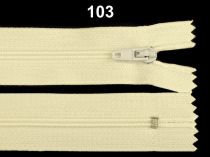 Textillux.sk - produkt Špirálový zips šírka 3 mm dĺžka 16 cm autolock - 103 krémová najsvetl
