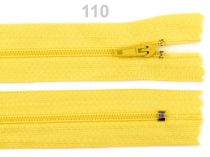 Textillux.sk - produkt Špirálový zips šírka 3 mm dĺžka 18 cm - 110 žltá  