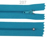 Textillux.sk - produkt Špirálový zips šírka 3 mm dĺžka 18 cm - 207 modrá tyrkys.