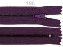 Textillux.sk - produkt Špirálový zips šírka 3 mm dĺžka 20 cm - 196 fialová temná