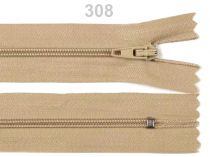 Textillux.sk - produkt Špirálový zips šírka 3 mm dĺžka 25 cm - 308 hnedá prírodná