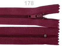 Textillux.sk - produkt Špirálový zips šírka 3 mm dĺžka 35 cm - 178 bordó