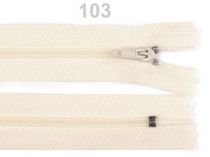 Textillux.sk - produkt Špirálový zips šírka 3 mm dĺžka 40 cm - 103 krémová najsvetl