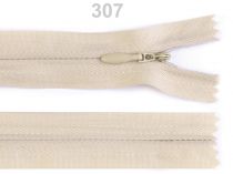 Textillux.sk - produkt Špirálový zips skrytý šírka 3 mm dĺžka 18 cm - 307 Biscotti