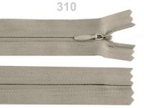 Textillux.sk - produkt Špirálový zips skrytý šírka 3 mm dĺžka 18 cm - 310 Bone White