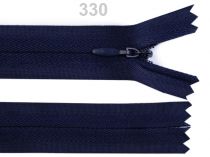 Textillux.sk - produkt Špirálový zips skrytý šírka 3 mm dĺžka 22 cm - 330 modrá tmavá