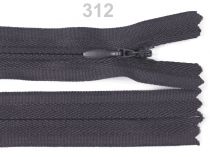 Textillux.sk - produkt Špirálový zips skrytý šírka 3 mm dĺžka 22 cm - 312 šedá kalná