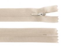 Textillux.sk - produkt Špirálový zips skrytý šírka 3 mm dĺžka 30 cm dederon - 307 krémová