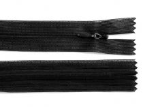 Textillux.sk - produkt Špirálový zips skrytý šírka 3 mm dĺžka 30 cm dederon - 332 čierna