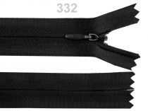 Textillux.sk - produkt Špirálový zips skrytý šírka  3 mm  dĺžka 35 cm - 332 čierna