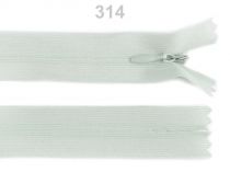Textillux.sk - produkt Špirálový zips skrytý šírka 3 mm dĺžka 35 cm Dederon - 314 modrošedá sv.