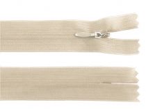 Textillux.sk - produkt Špirálový zips skrytý šírka 3 mm dĺžka 40 cm dederon - 307 krémová