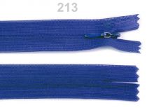 Textillux.sk - produkt Špirálový zips skrytý šírka 3 mm dĺžka 50 cm Dederon - 213 modrá zafírová