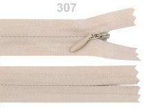 Textillux.sk - produkt Špirálový zips skrytý šírka 3 mm dĺžka 55 cm - 307 krémová