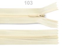 Textillux.sk - produkt Špirálový zips skrytý šírka 3 mm dĺžka 55 cm - 103 krémová svetlá