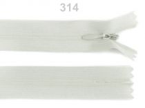 Textillux.sk - produkt Špirálový zips skrytý šírka 3 mm dĺžka 60 cm Dederon - 314 modrošedá sv.