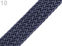 Textillux.sk - produkt Splietaný popruh šírka 30 mm - 10 modrá tmavá