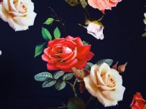 Textillux.sk - produkt Spoločenská látka šípové ruže 150 cm 