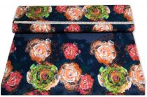 Textillux.sk - produkt Spoločenská šatovka maľované ruže 150 cm