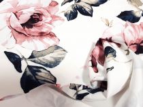 Textillux.sk - produkt Spoločenská šatovka maľované ruže 150 cm