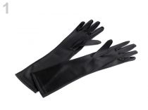 Spoločenské saténové rukavice 40 cm, 60 cm