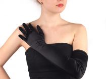 Textillux.sk - produkt Spoločenské saténové rukavice 40 cm, 60 cm