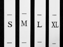 Textillux.sk - produkt Štítky - veľkostné symboly