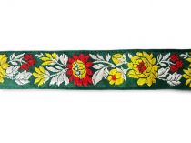 Textillux.sk - produkt Krojová folklórna stuha s kvetmi 36-38 mm - vzorovka