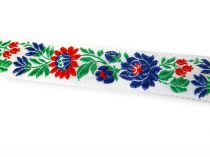Textillux.sk - produkt Krojová folklórna stuha s kvetmi 36-38 mm - vzorovka