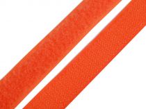 Suchý zips háčik + plyš šírka 20 mm oranžový