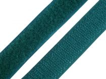 Suchý zips háčik + plyš šírka 20 mm tmavo zelený