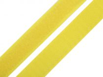 Suchý zips háčik + plyš šírka 20 mm žltý
