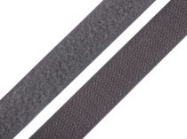 Suchý zips komplet šírka 20 mm tmavo šedý