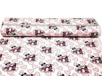 Textillux.sk - produkt Teplákovina Mickey a Minnie retro 180 cm