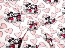 Teplákovina Mickey a Minnie retro 180 cm