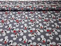 Textillux.sk - produkt Teplákovina Mickey na šedom 180 cm