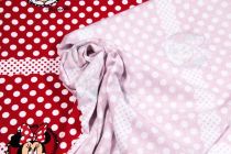 Textillux.sk - produkt Teplákovina - Minnie na červenom 180 cm