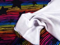 Textillux.sk - produkt Teplákovina počesaná neon hviezdy 160 cm